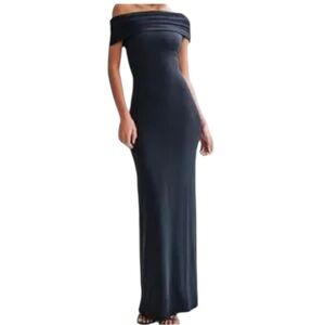 NWT Club L London Black Strapless Sheath Dress